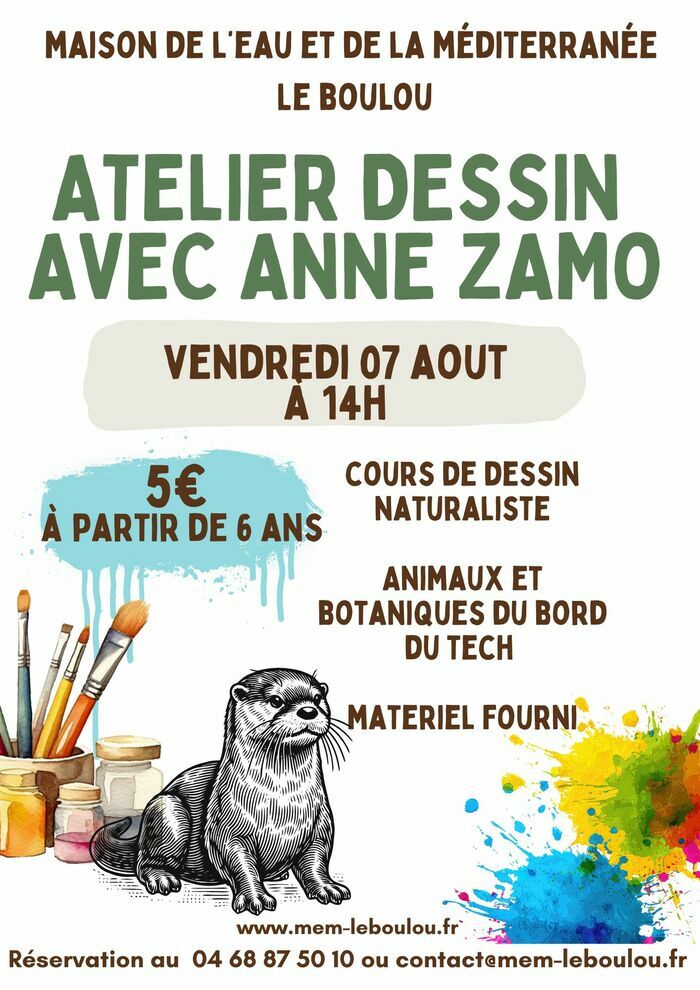 Atelier dessin naturaliste