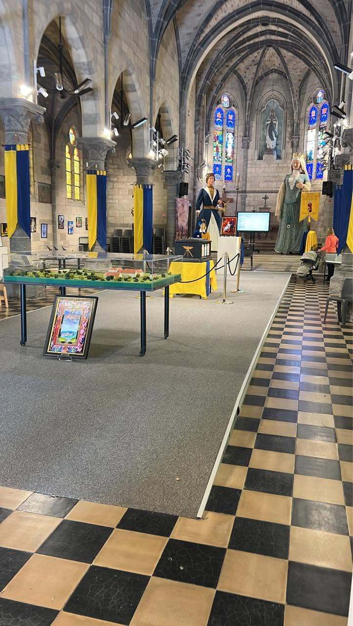 Visite de l'exposition "Jeanne sur ses terres"