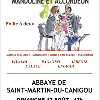 Concert - Follies à deux (Mandoline et accordéon : Vivaldi, Calace, Paganini, Einaudi, Albéniz)