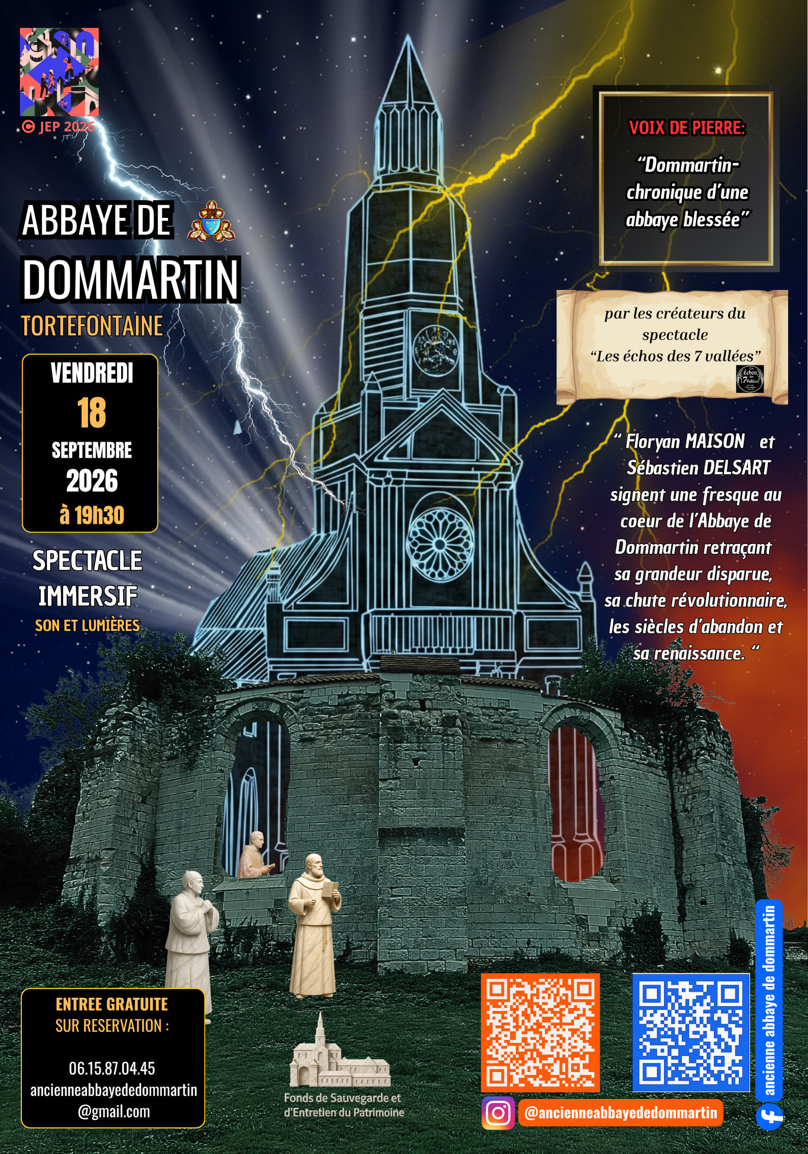 Voix de pierre :  chronique d'une abbaye blessée