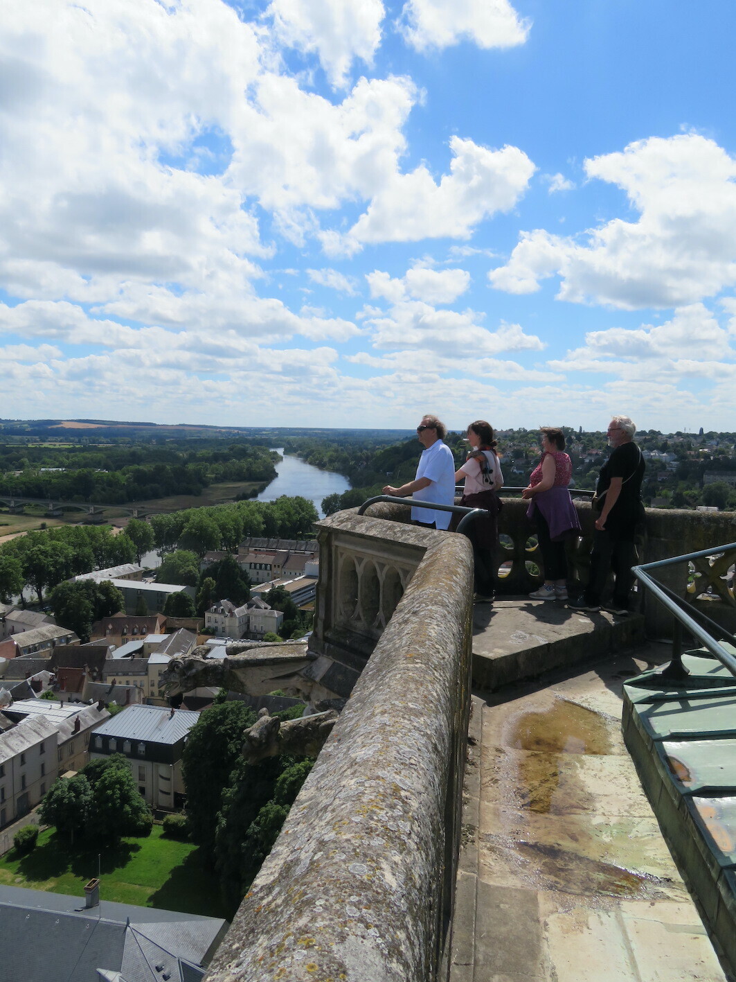 Montée à la tour Bohier à Nevers