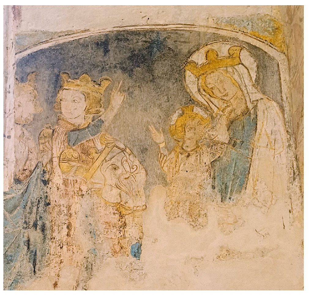 Visite libre d'une église romane avec peintures murales