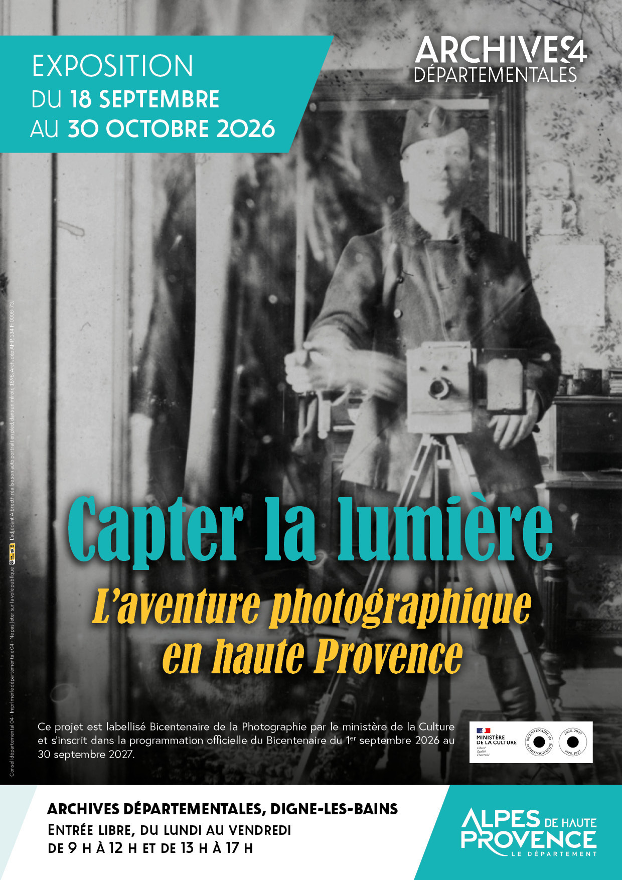 Capter la lumière : l'aventure de la photographie en haute Provence