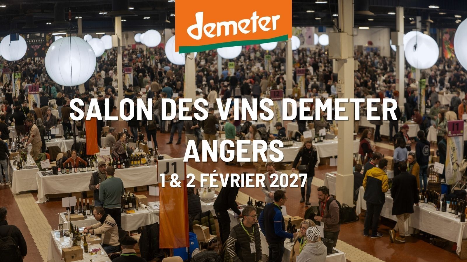 Salon des vins Demeter à Angers