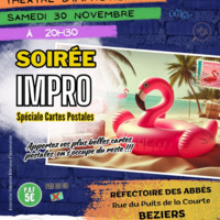 Soirée impro spéciale "Cartes Postales" par la fbi