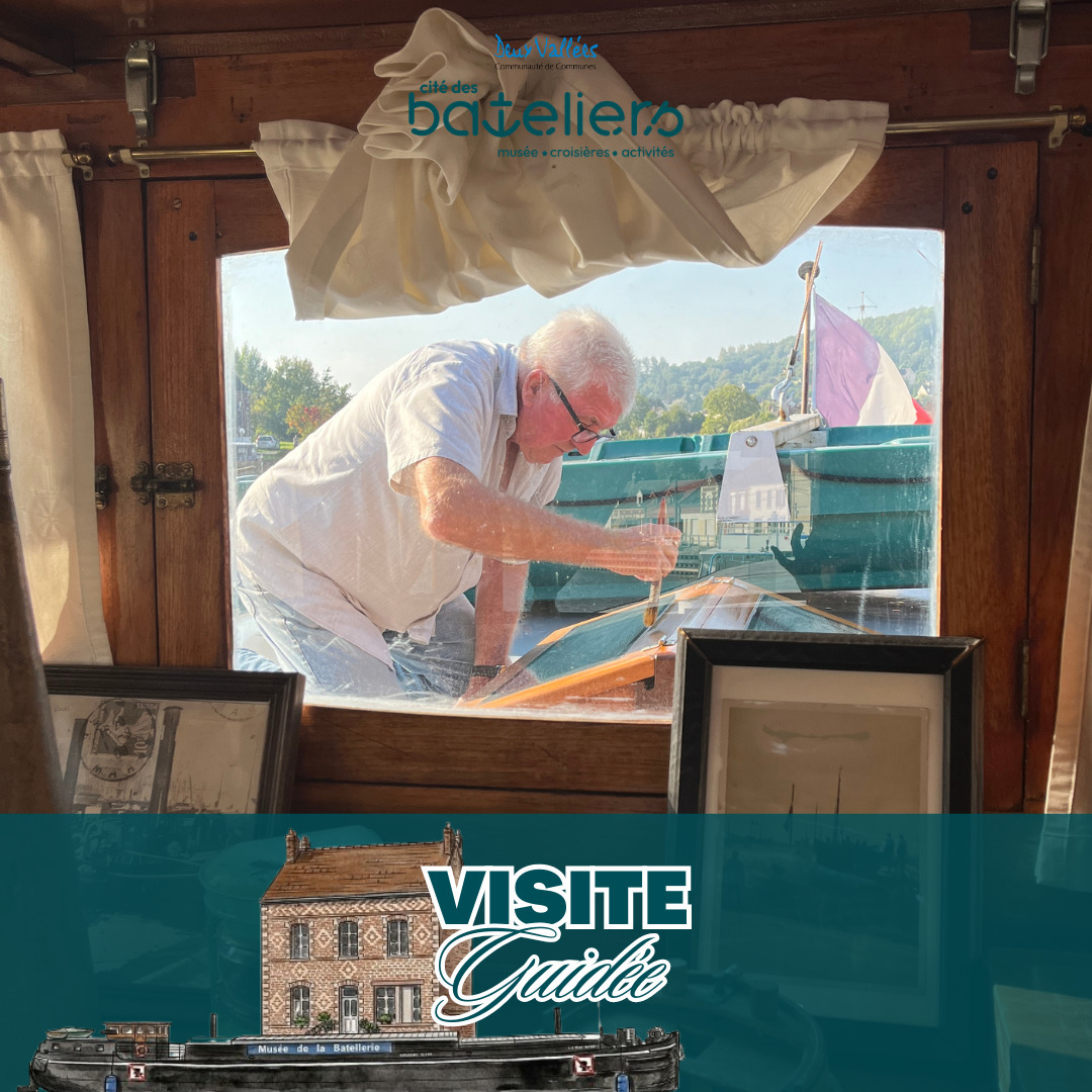 Visite guidée du musée par un marinier