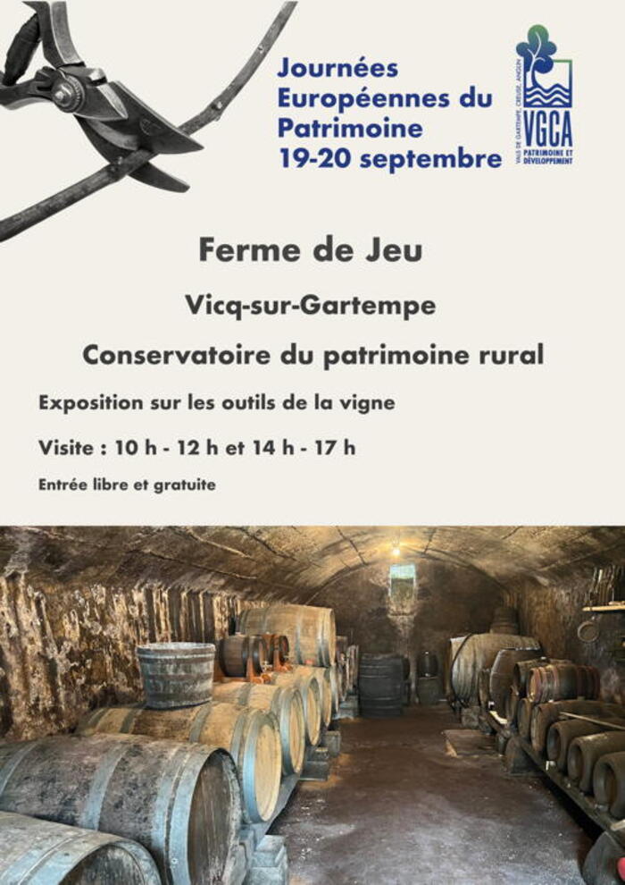 Exposition sur les anciens outils de la vigne