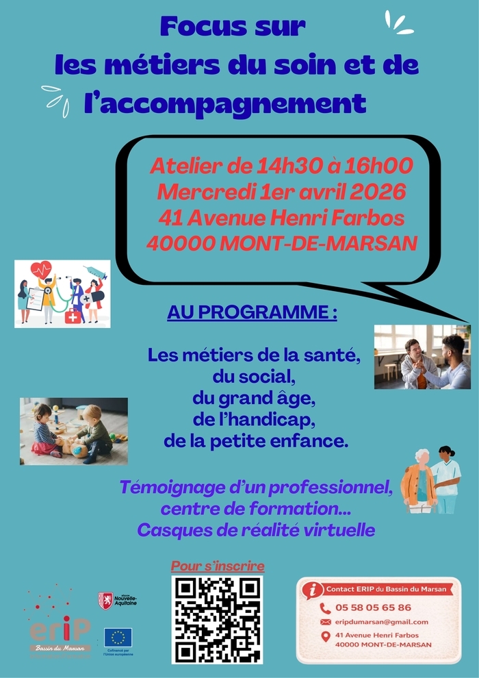 Découverte des métiers de la santé et de l'accompagnement