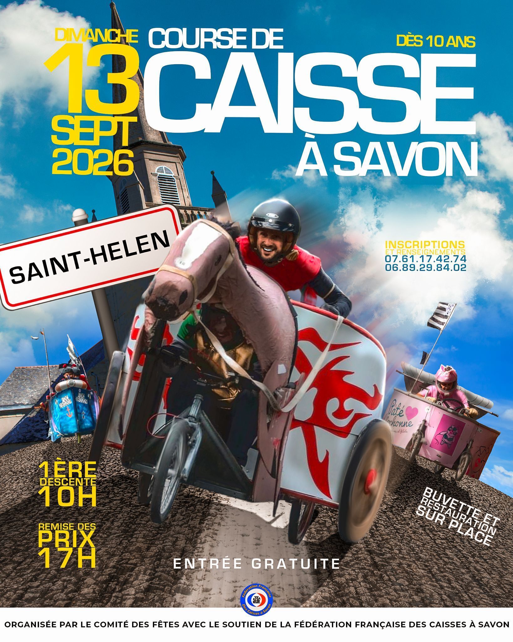 Course caisse à savon
