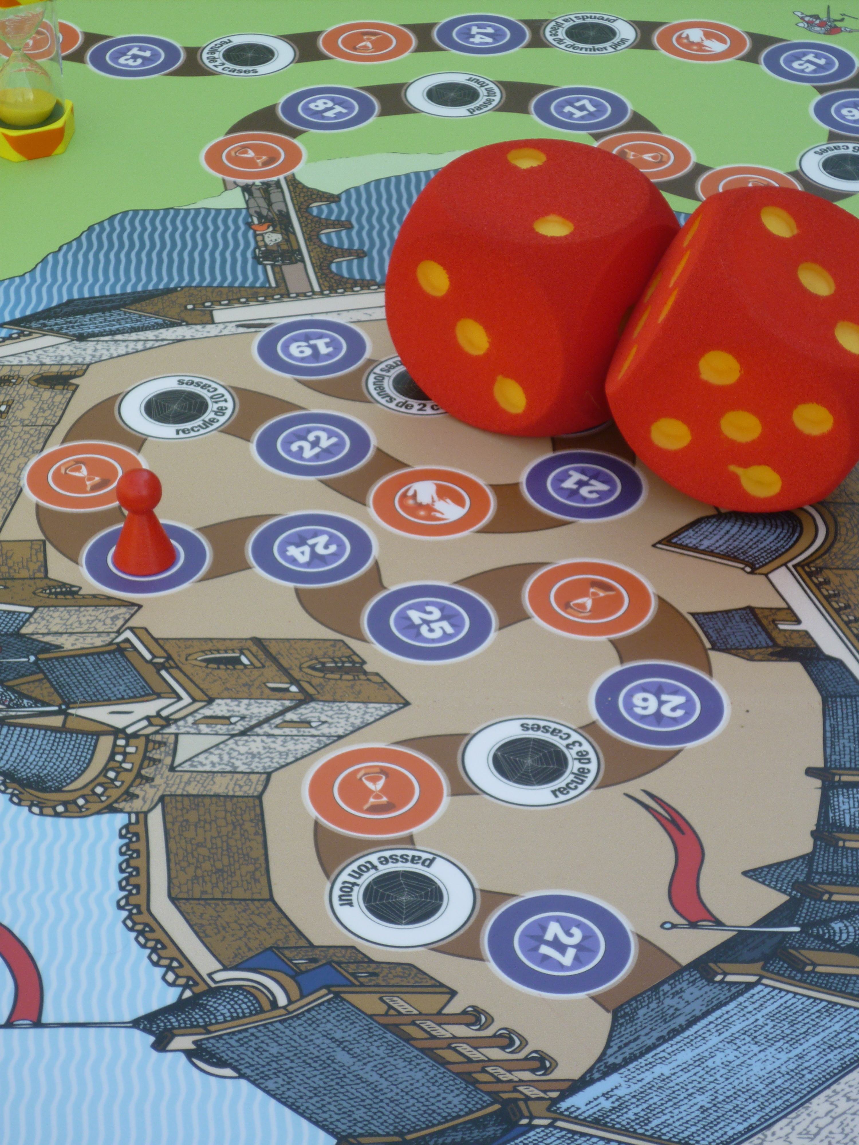 Jeu de l'oie : Le Moyen Âge à Guémené