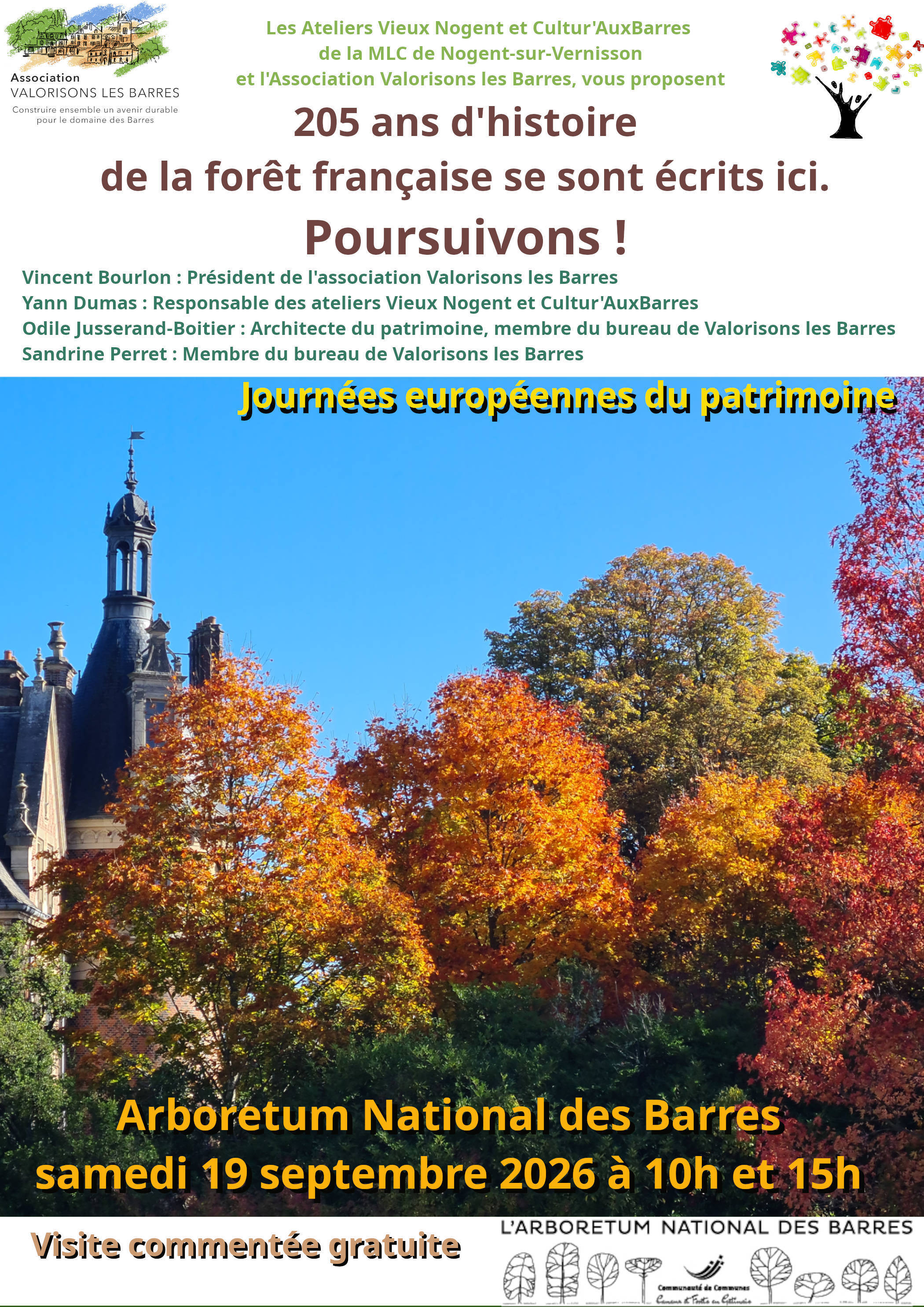 205 ans d'histoire de la forêt française se sont déjà écrits ici, poursuivons !