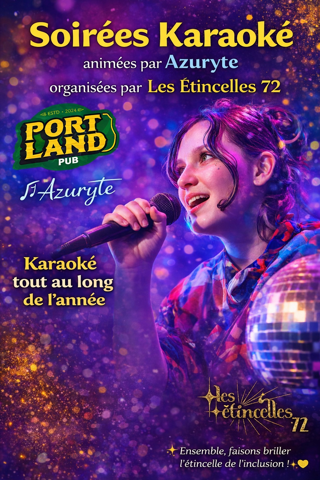 🎤 Soirées Karaoké – Les Étincelles 72