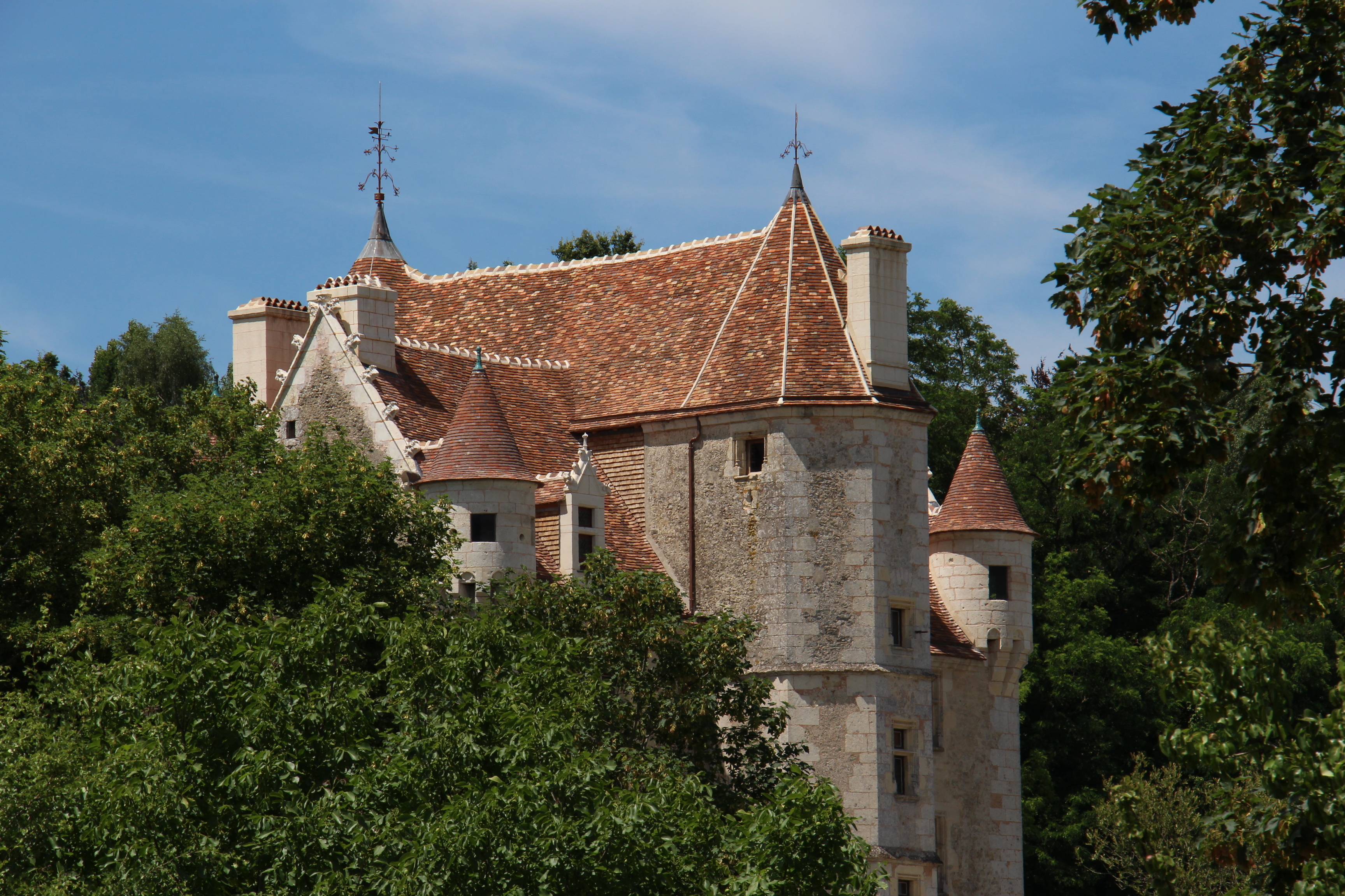 Visite guidée de la charpente du manoir