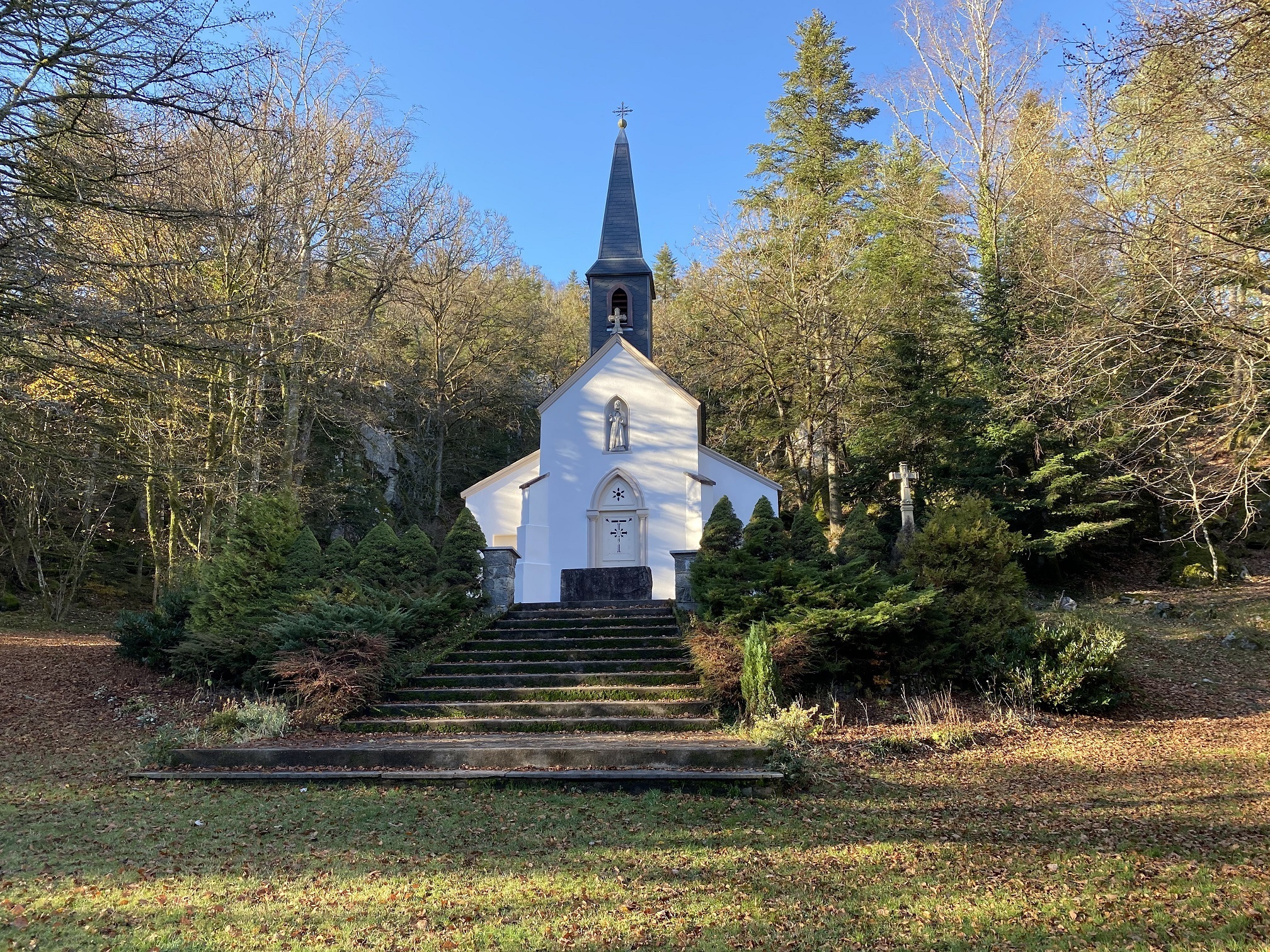 Visite de la chapelle du Vieux Saint Amé