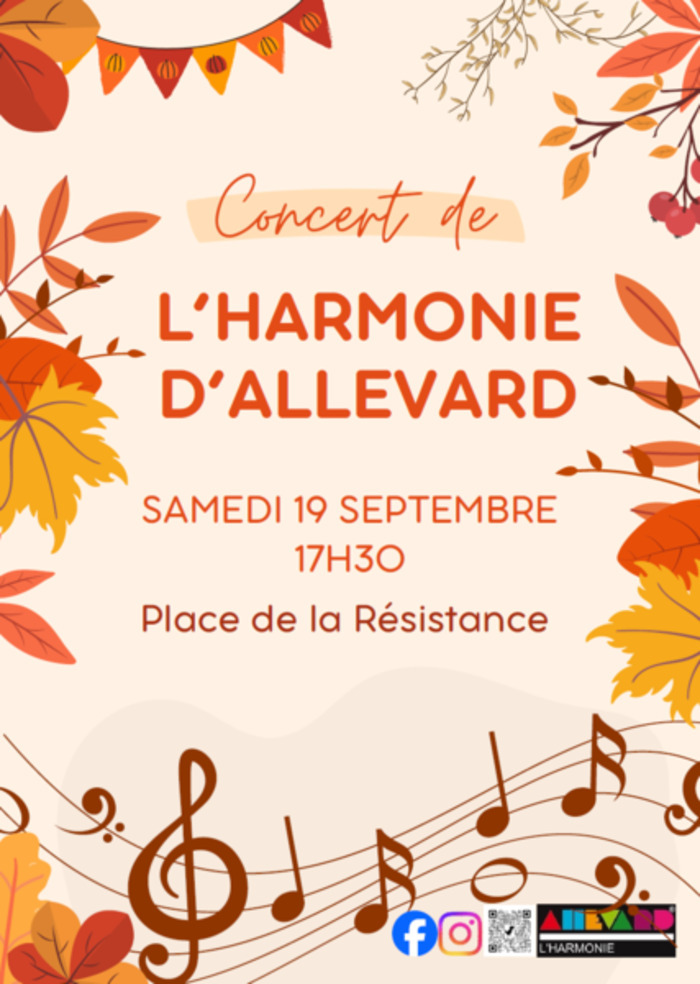 Affiche — Concert de fin de saison estivale