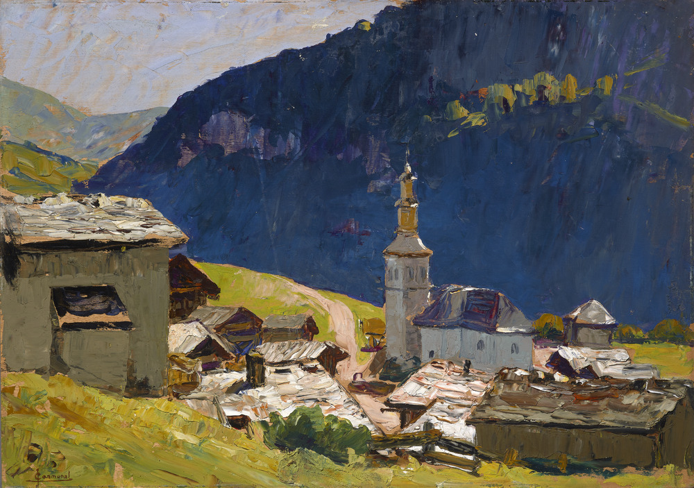 Exposition de tableaux de Joseph Communal