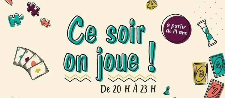 Soirée jeux à la ludothèque de Fleury-les-Aubrais