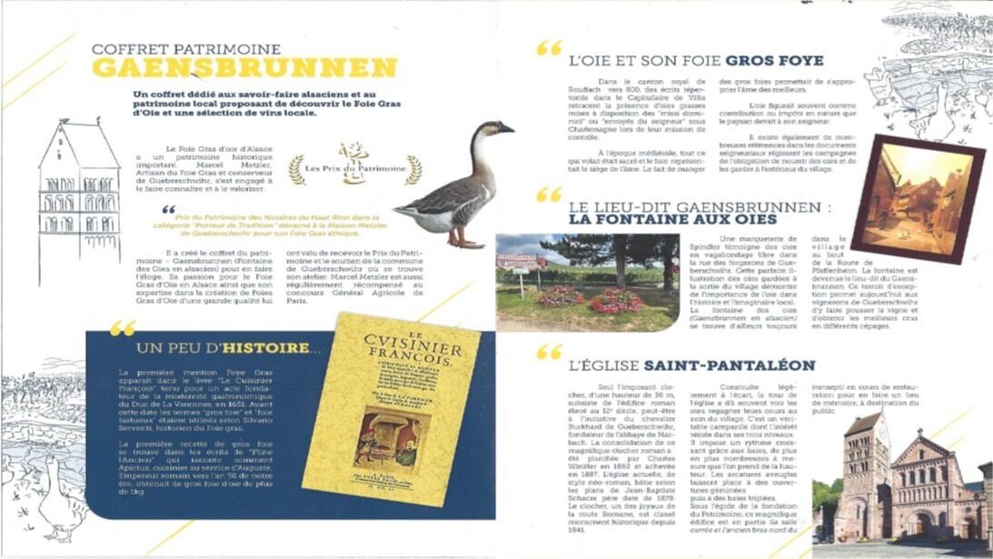 Le foie gras d'oie à Gueberschwihr et Pfaffenheim : Terroir, tradition, évolution