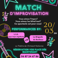 Spectacle - Match d’improvisation La Brigade du Bonheur