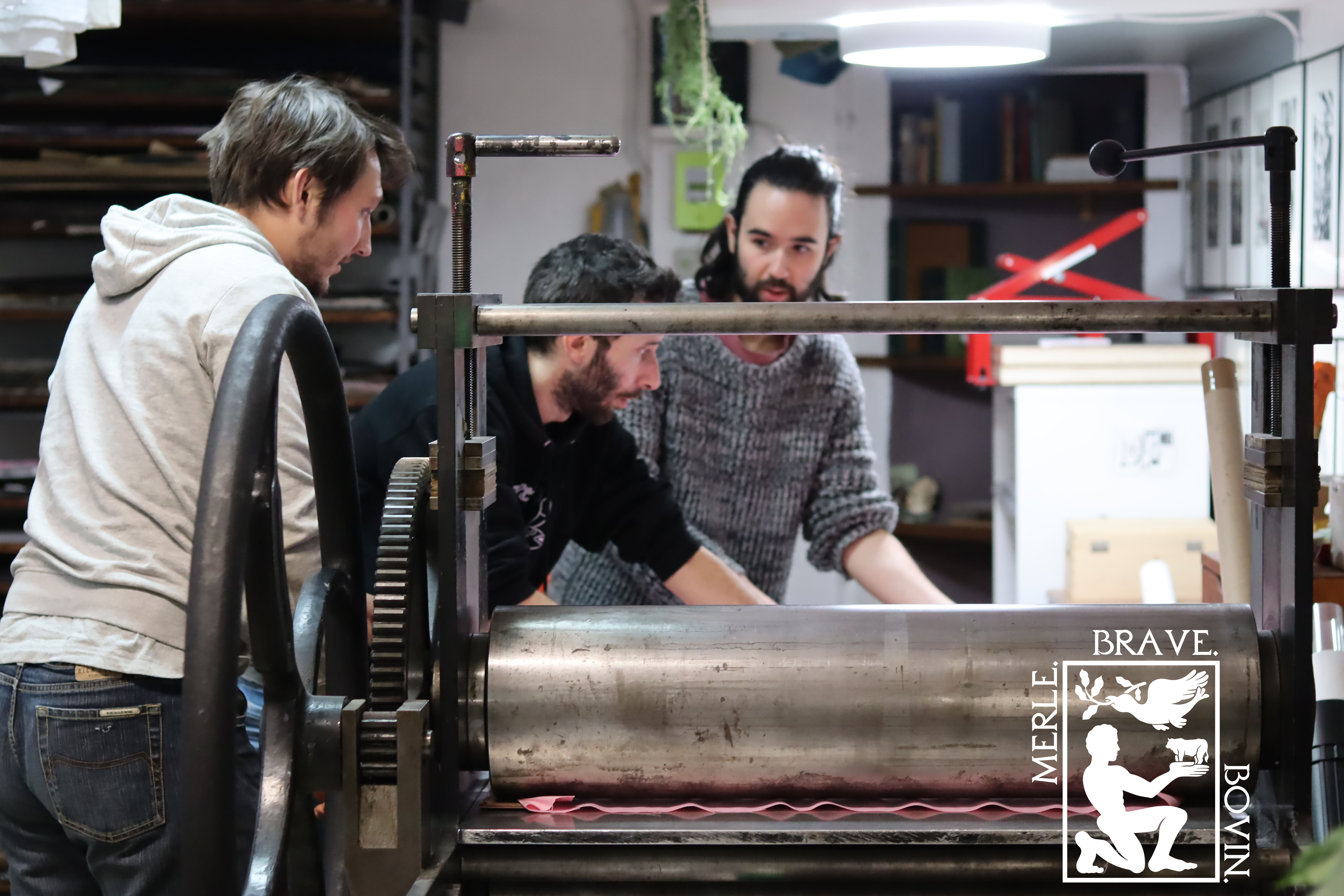 Atelier du Merle, du Brave et du Bovin - Atelier de gravure en taille-douce et d'impression - gravures d'art et d'artisanat, papeterie, timbres