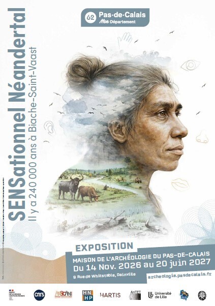 Maison de l'Archéologie - Présentation future exposition : "SENSationnel Néandertal ! Il y a 240 000 ans à Biache-Saint-Vaast"