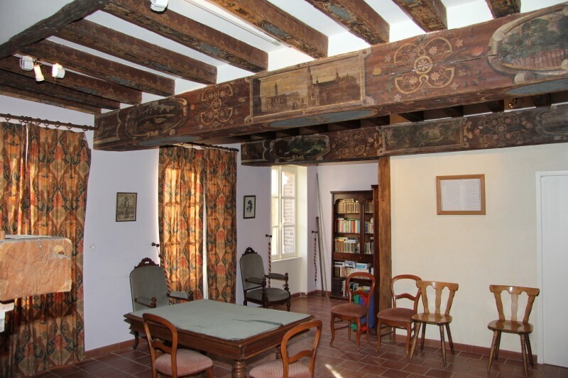 Poutres de l'ancien presbytère