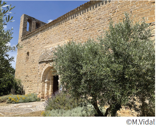 Visite de la chapelle romane Saint-Geniès de Litenis