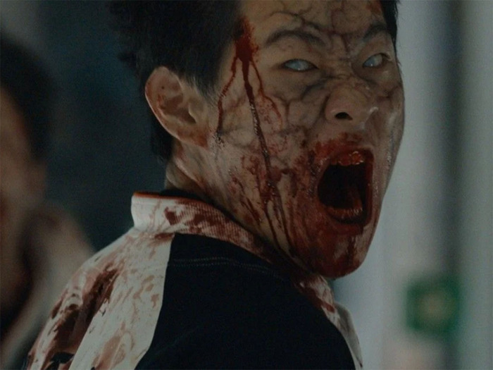 Projection du film dernier train pour busan