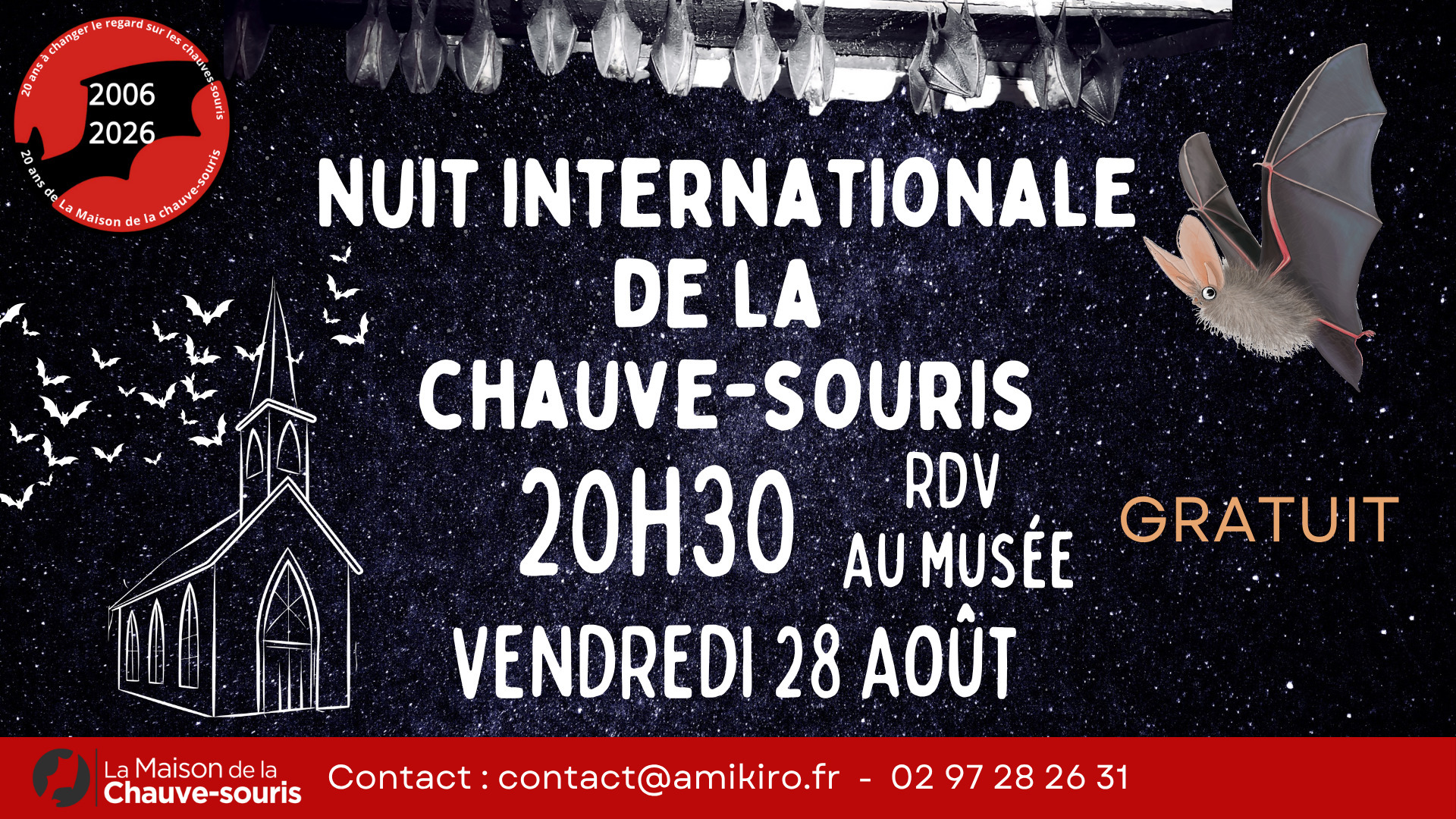 NUIT INTERNATIONALE DE LA CHAUVE-SOURIS