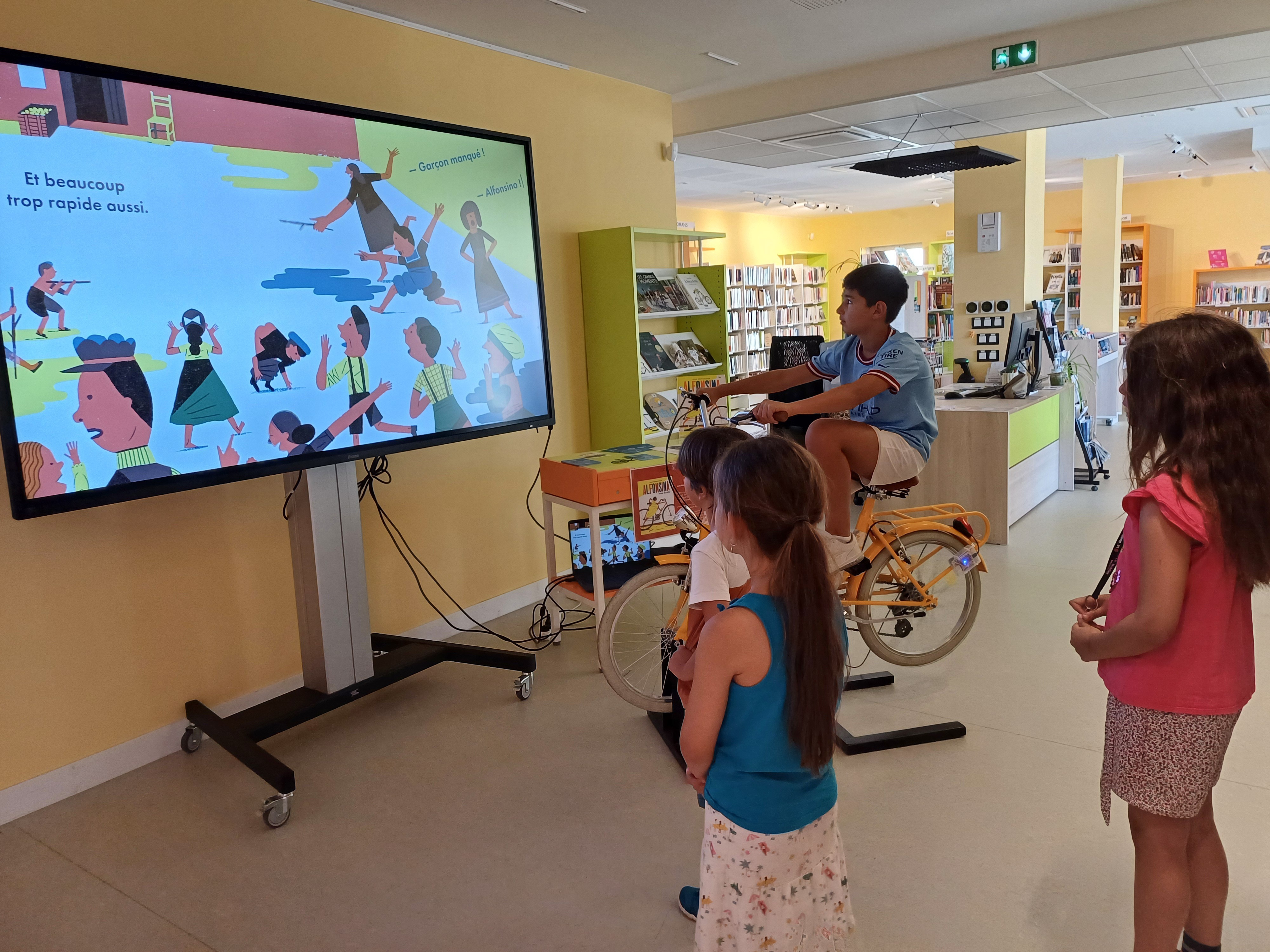 Visites ludiques : Biblio-bike