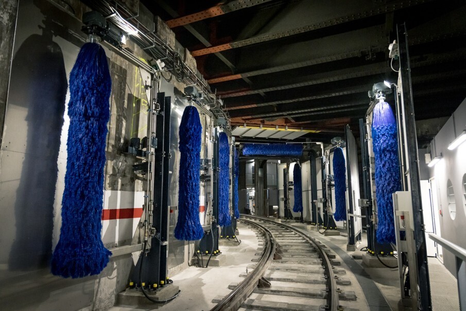 Visite guidée d'une machine à laver de métro