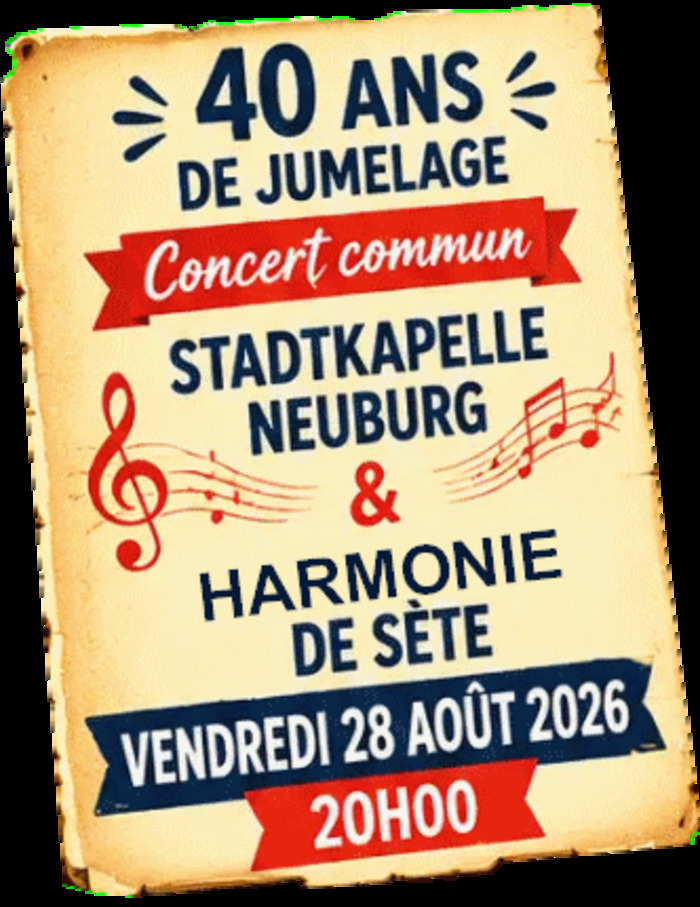 Affiche — Concert avec la Stadtkapelle Neuburg