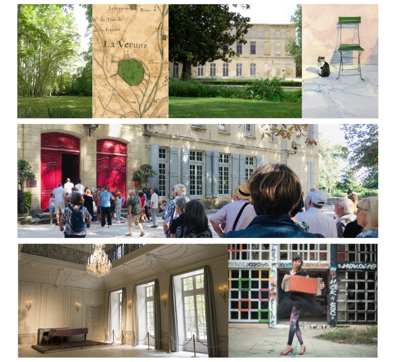 Visite guidées du château des évêques, parc, église et village ancien
