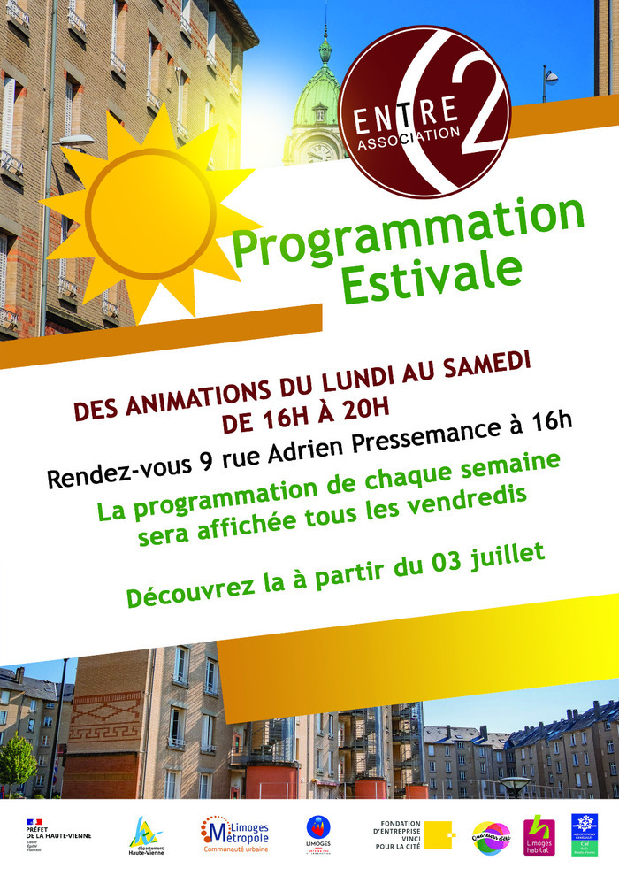 Programmation estivale