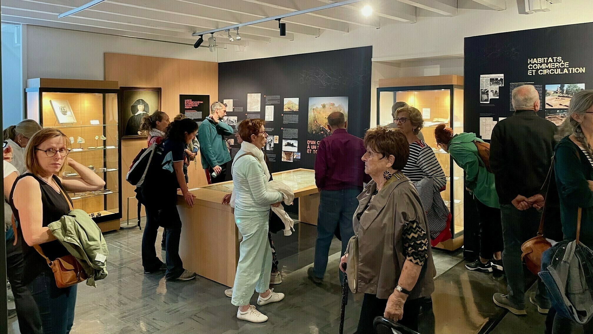 Découverte des expositions du musée de Montrozier