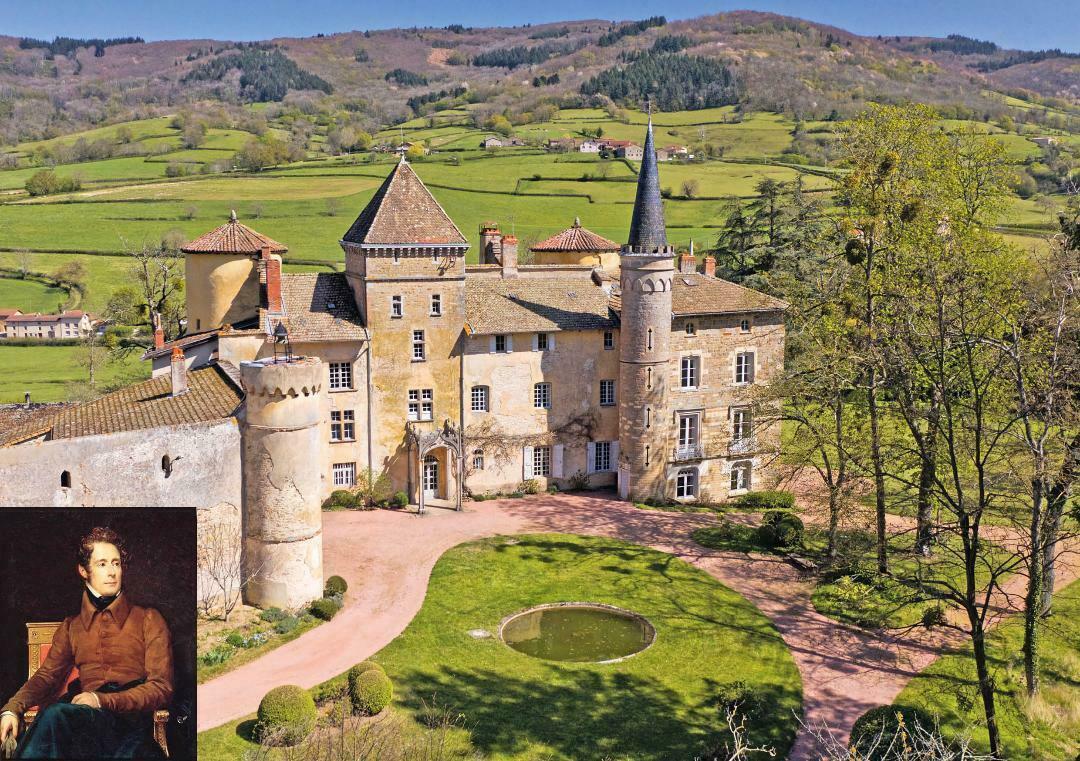 Visite guidée du château de Saint-Point, maison d'Alphonse de Lamartine