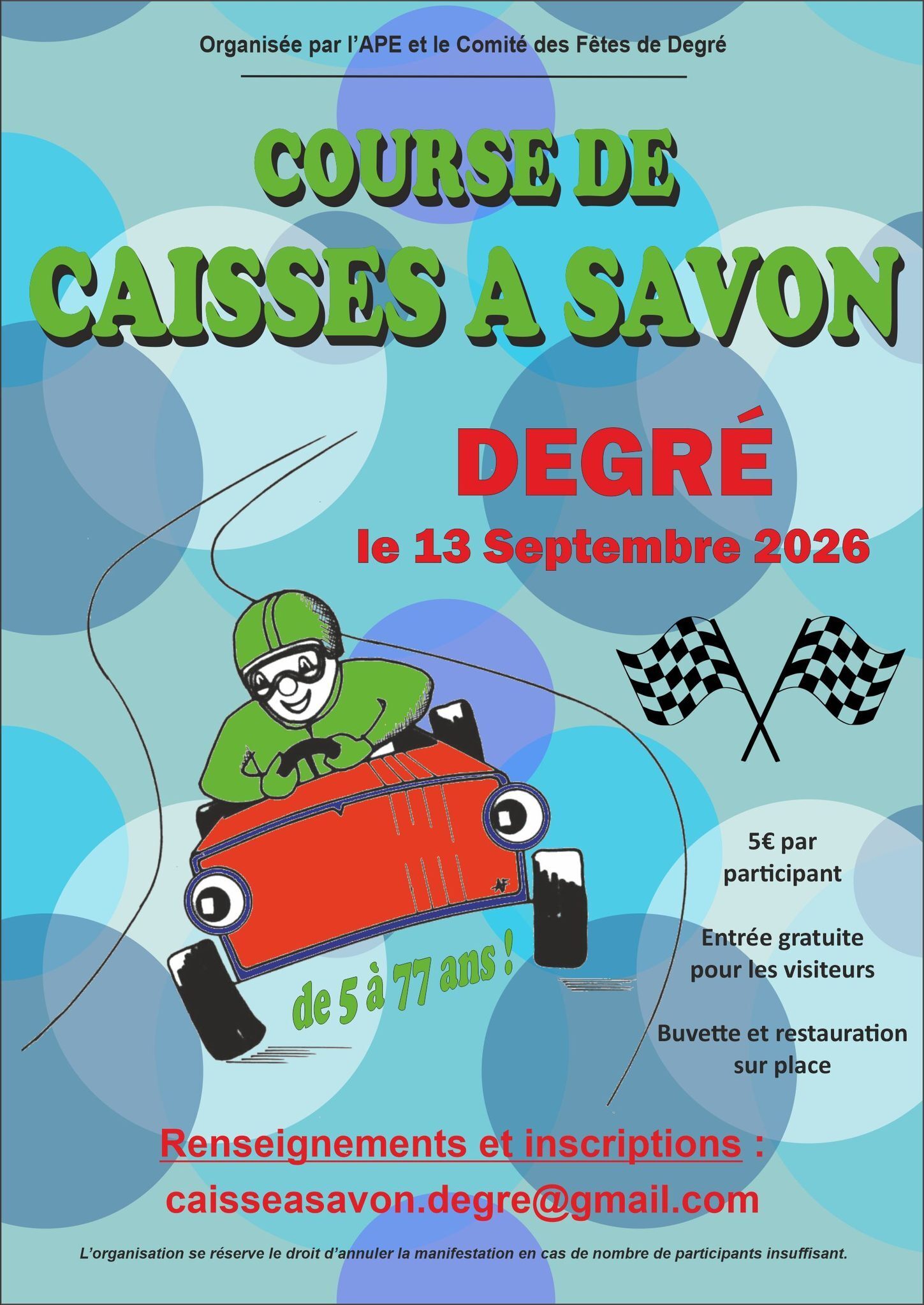 Course de caisses à savon