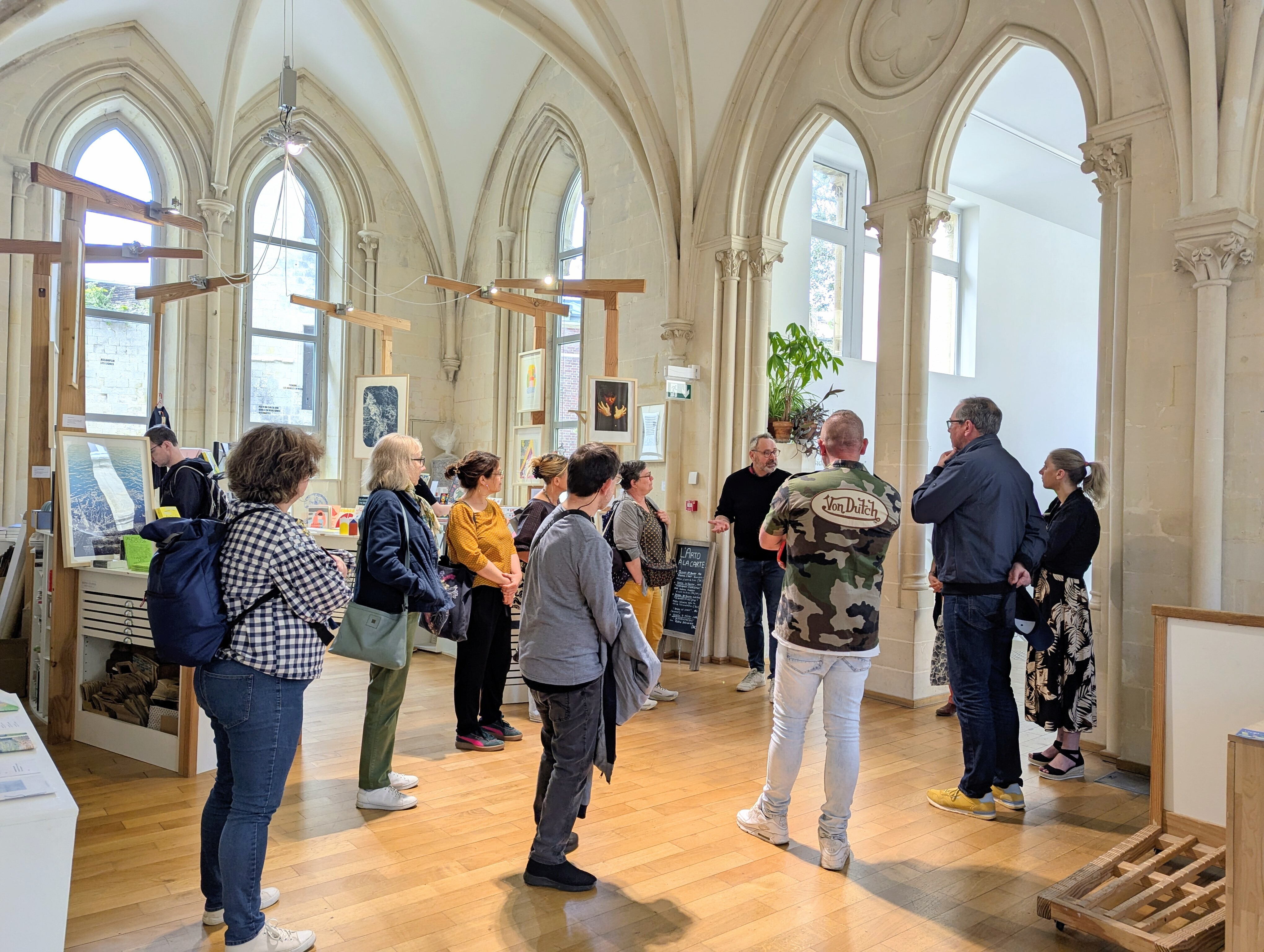 Visite guidée de L'Artothèque