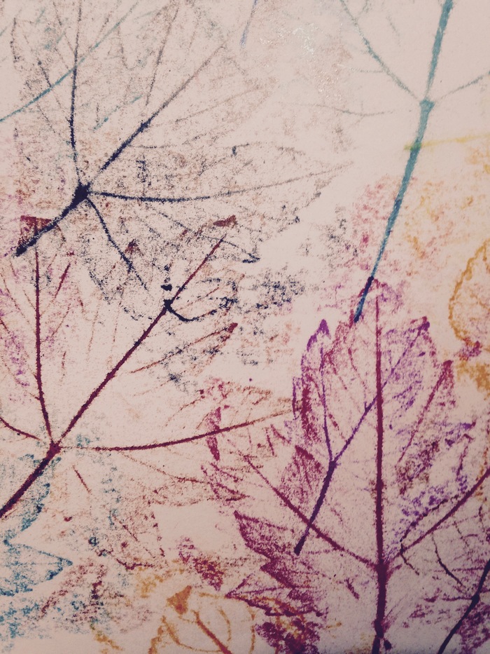 Atelier empreintes de végétaux