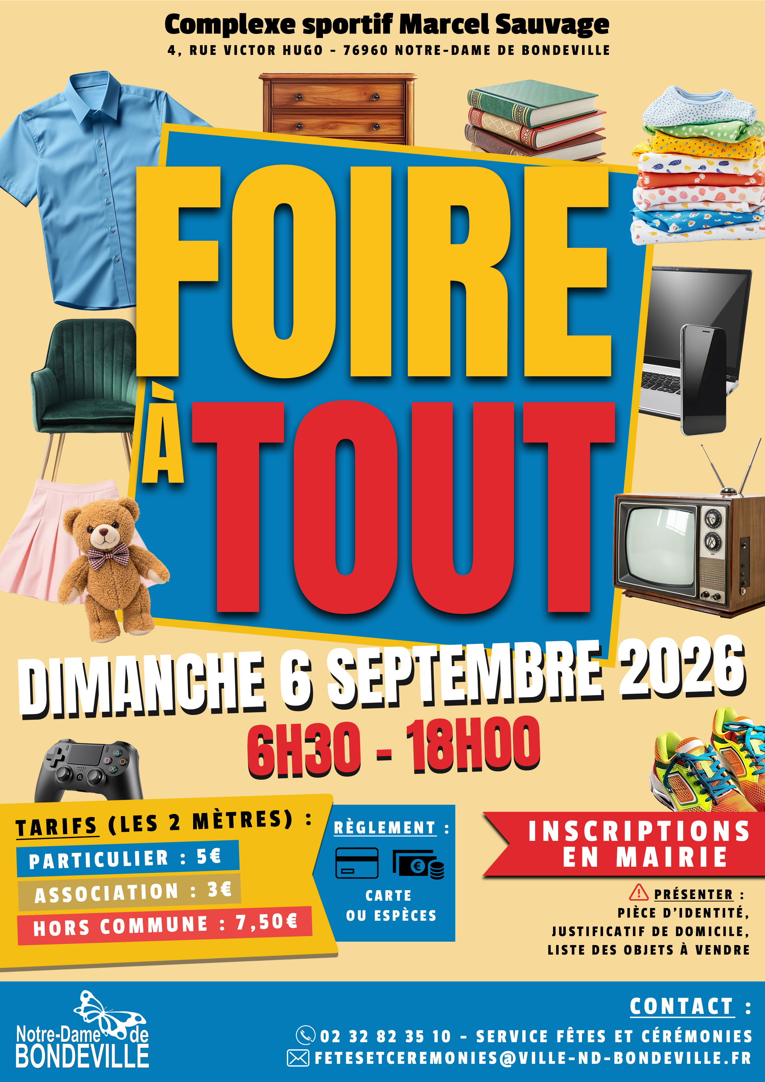 Foire à tout de Notre-Dame de Bondeville