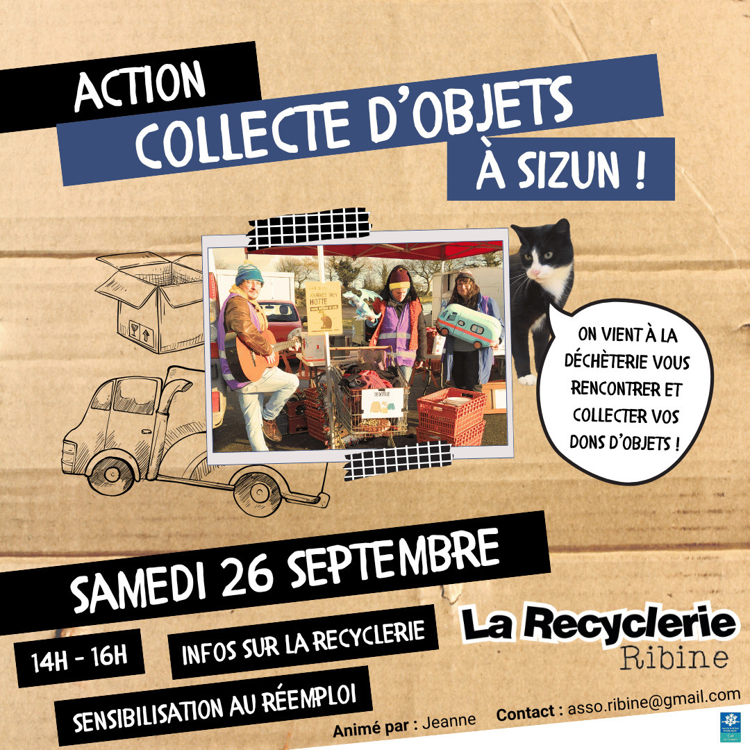 COLLECTE D'OBJETS À LA DÉCHETERIE DE SIZUN
