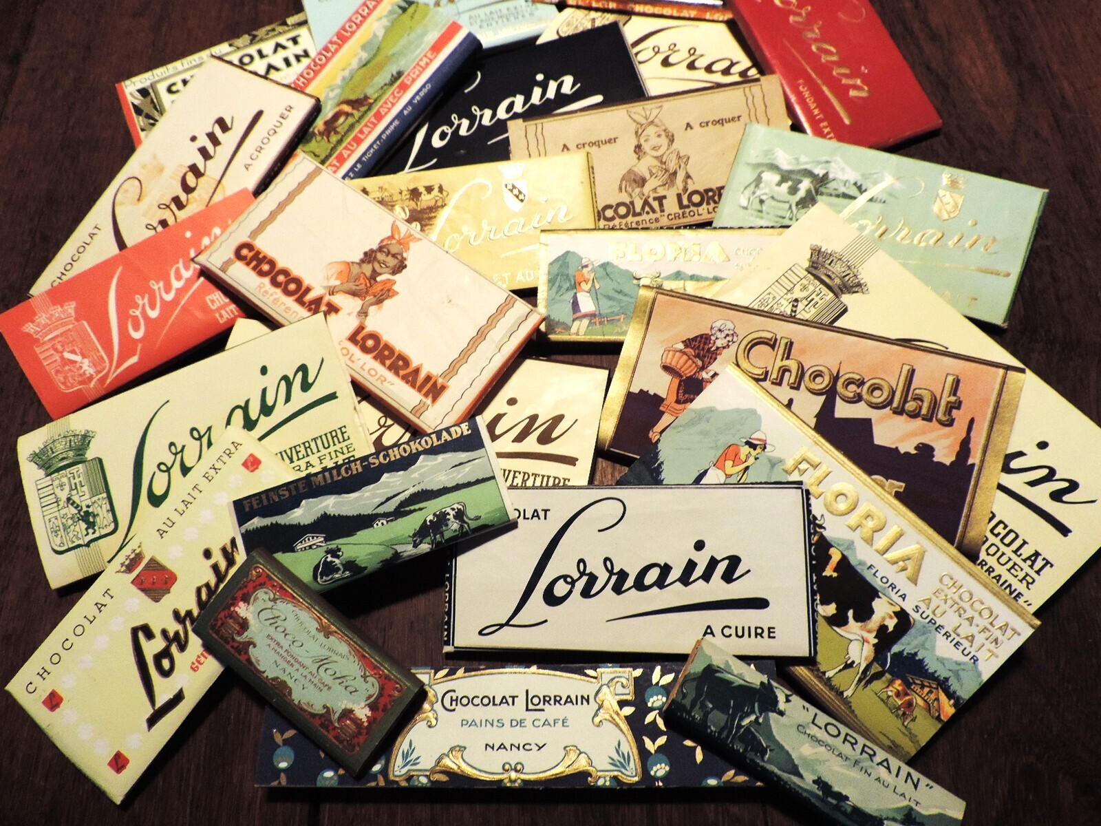 Histoire et univers graphique de la marque Le chocolat lorrain