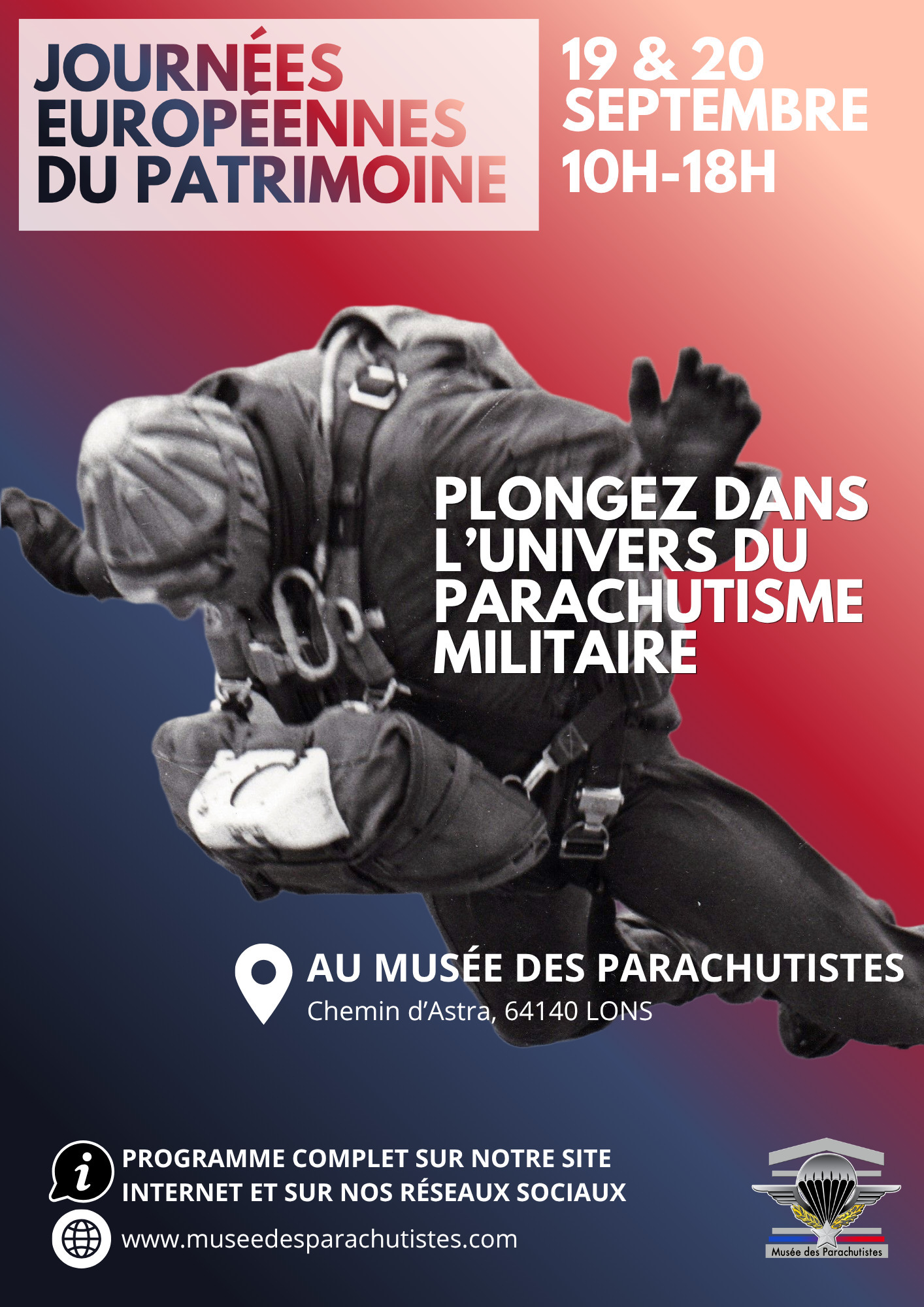 Visite libre : plongez dans l'univers du parachutisme militaire !