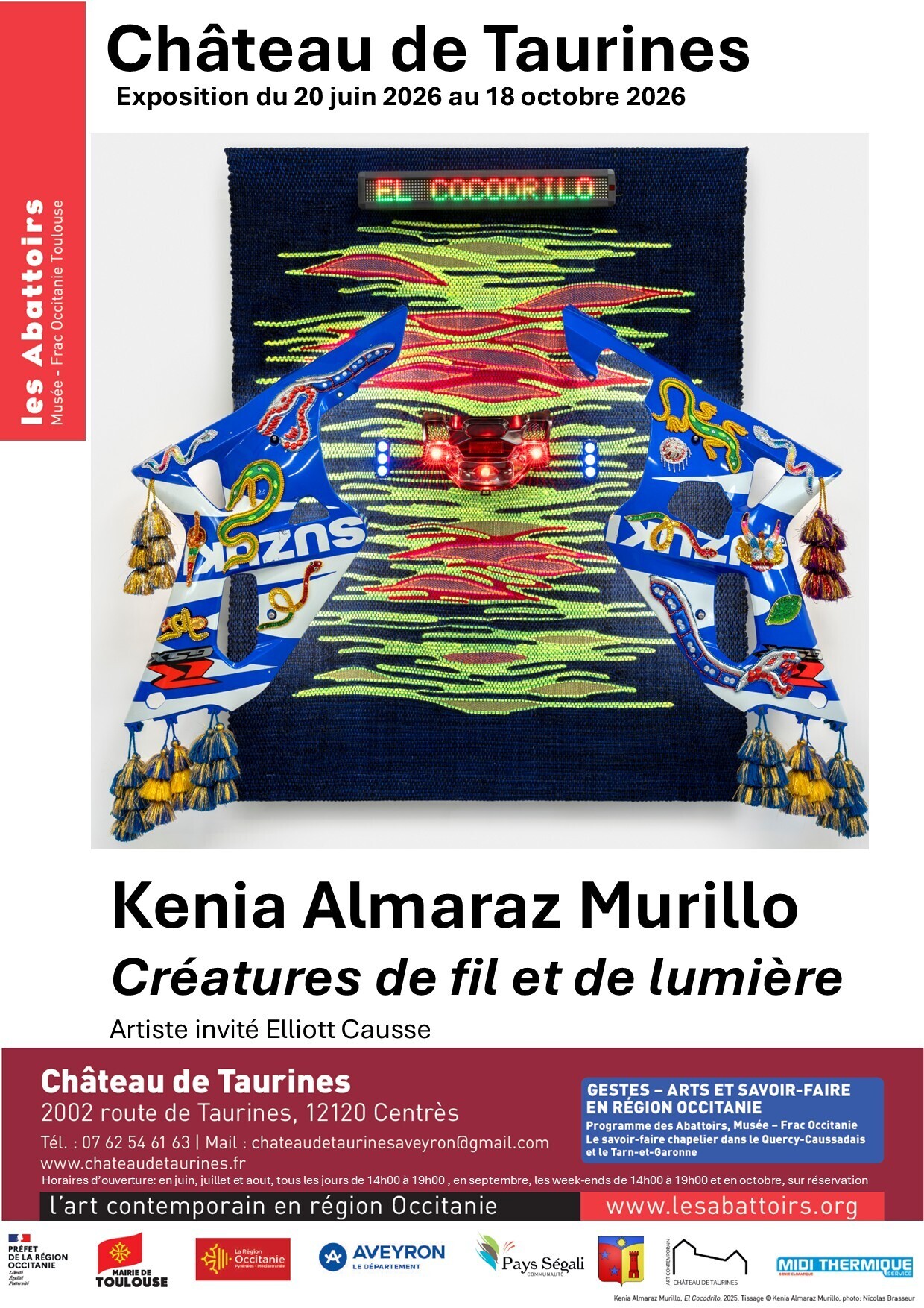 Exposition Kenia Almaraz Murillo : "Créatures de fil et de lumière"