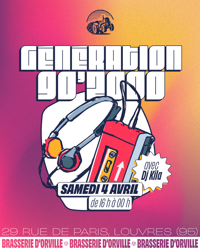 Une soirée pleine de nostalgie ! Retour dans les années 90 et 2000 pour une soirée où on s’ambiance et on danse jusqu’à minuit, avec Dj Kila !