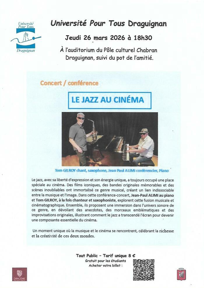 Concert conférence « Le Jazz au cinéma »