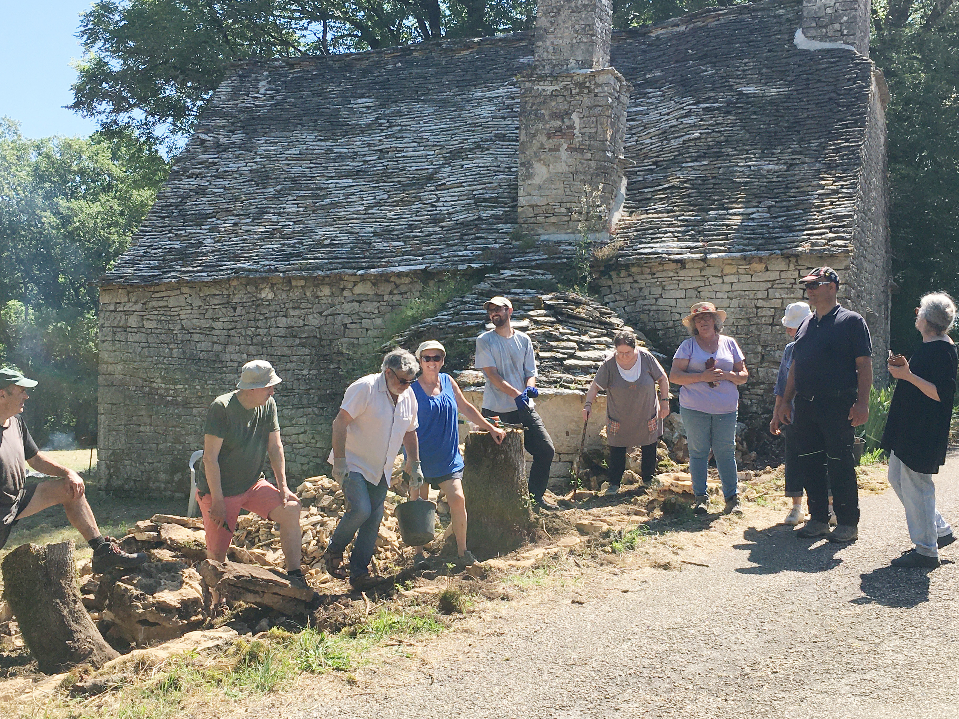 Atelier d'initiation à la construction d'un muret en pierre sèche