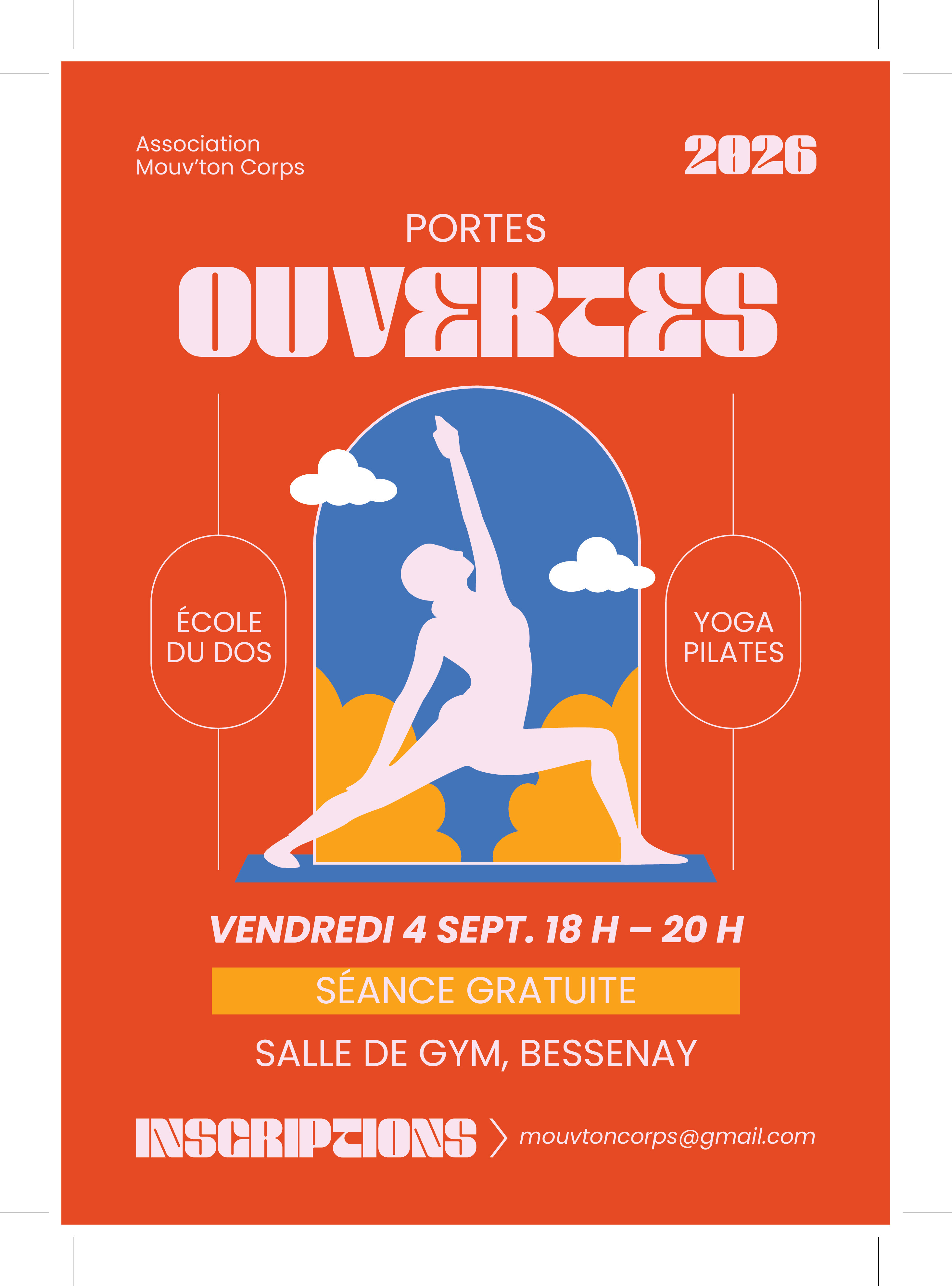 Portes ouvertes - Pilates, yoga et école du dos