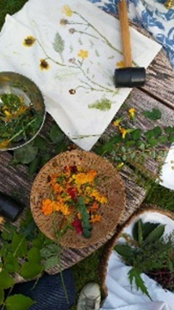 COMPLET Atelier d’été : de la nature à l’empreinte végétale (tataki-zomé)