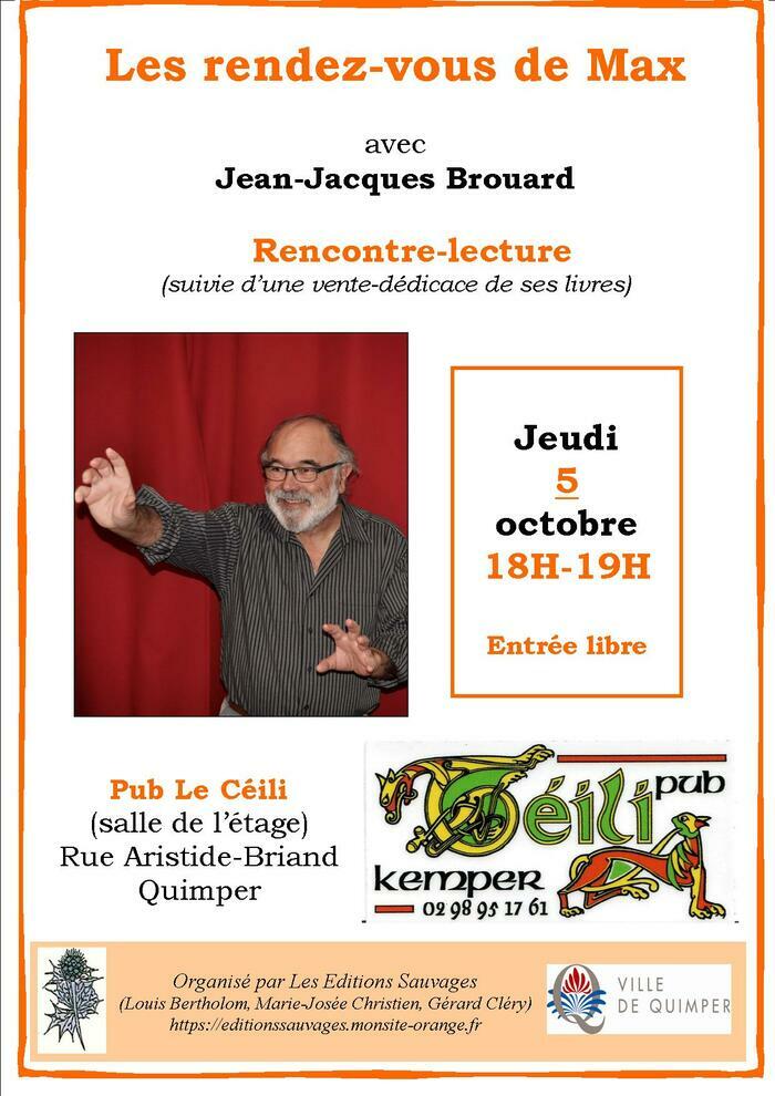 Lecture-rencontre avec Jean-Jacques Brouard, suivie d'une vente-signature de ses livres